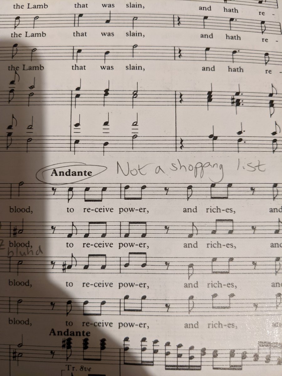 MsMcTech1's tweet photo. Just off to Asda. We need power, and riches, and wisdom, and strength, and milk, and bread. 

@gregbatsleer @RSNOChorus https://t.co/jUuPBKqlN3