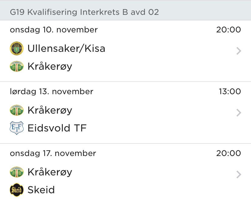 marius_svendsen's tweet photo. Nå står vi foran en meget spennende halvannen uke..kvalifisering til Interkrets 2022 står for døren hvor vi møter Ull/Kisa, Eidsvold Turn og Skeid. Nå skal vi brette opp ermene og vise muskler,så får vi se hvor vi ender opp til slutt #KILG19 #Interkrets https://t.co/wCRUqtZQH0
