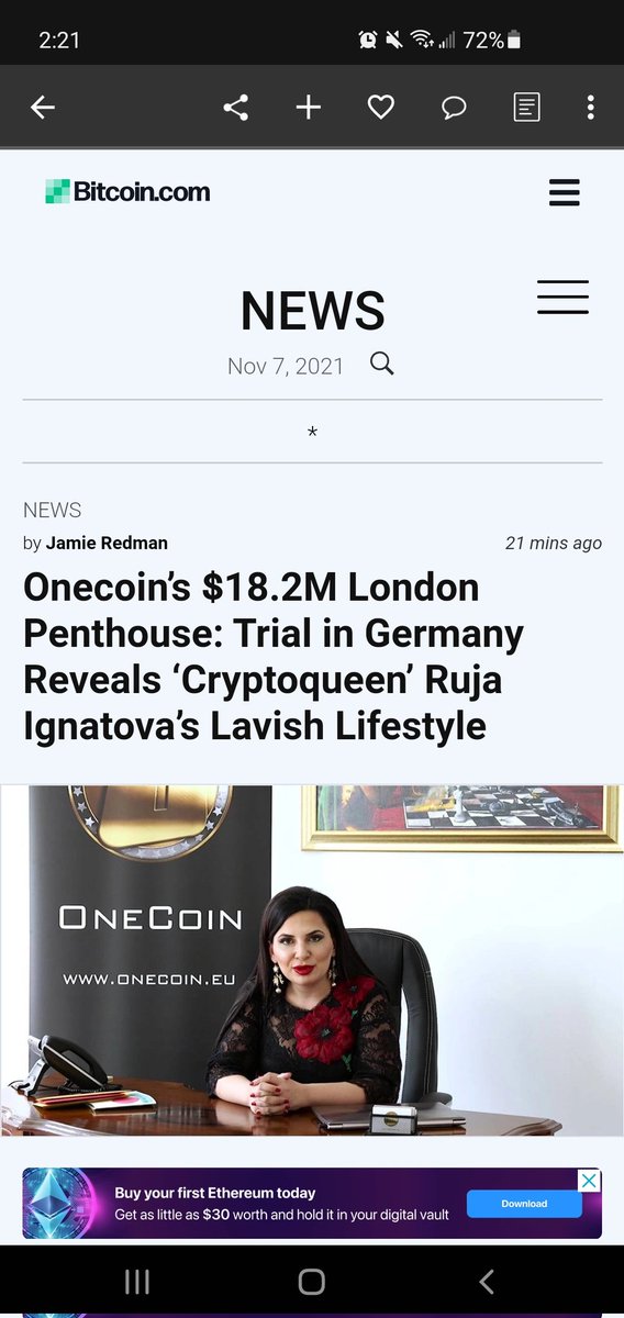 Xrp2D's tweet photo. More about onecoin and the missing crypto Queen https://t.co/KzQSdFSkwl