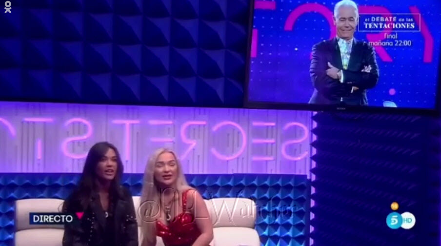 NY_Watcher's tweet photo. #SS_ES Meanwhile in the Diary Room (CUBE) Emmy and Fiama weree told they must hide 3 Coins in the House without the other Housemates seeing them 😉
#SecretNoche9
#SecretStory
#Secret7N
#RepescaEmmy https://t.co/TbuPH2c8va