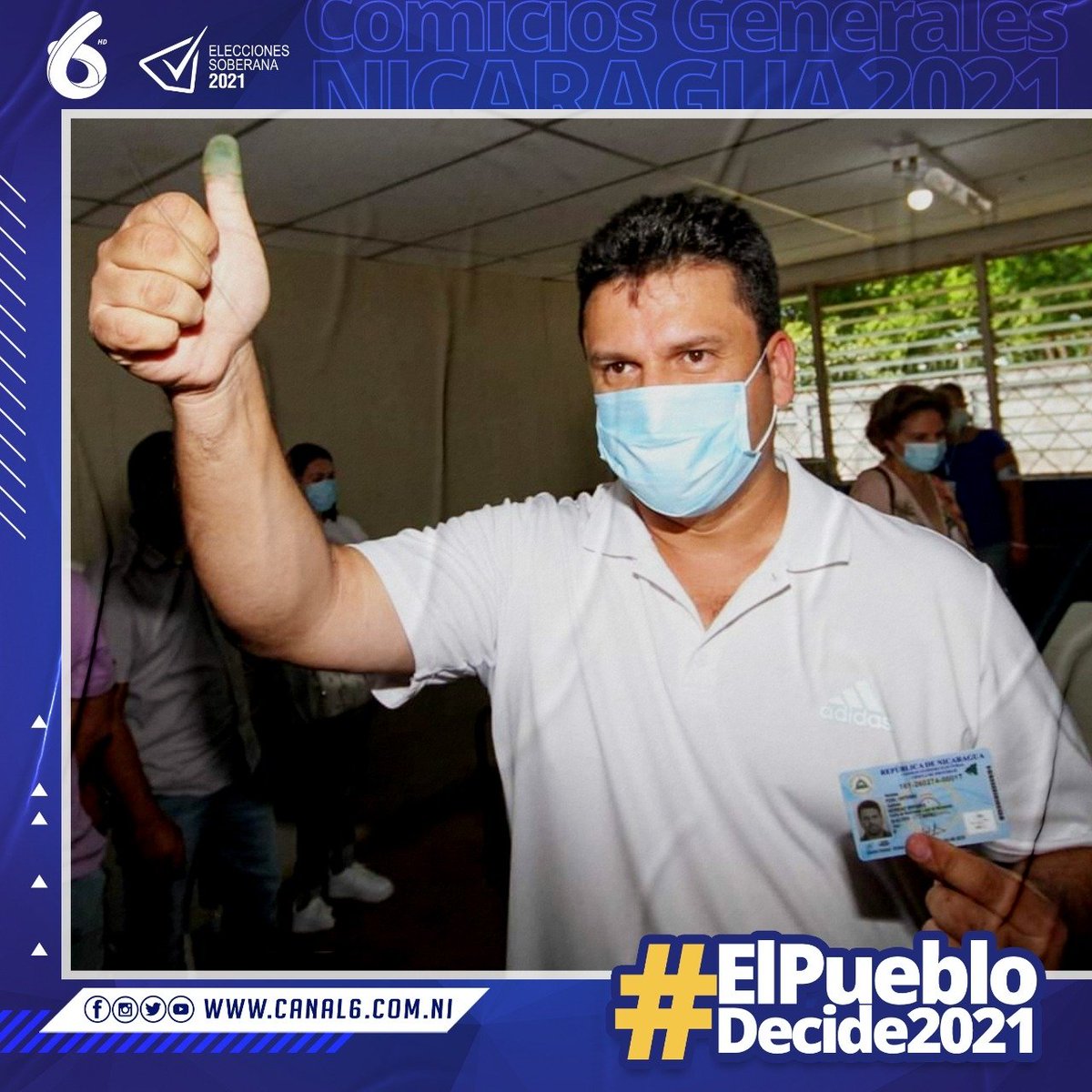ElProfeSandini1's tweet photo. Todo transcurre con total normalidad, los Nicaragüenses estan siendo parte activa de esta fiesta cívica, nuestras autoridades también están presentes en las urnas. #EleccionesSoberanas2021 https://t.co/yOLjAqThH7
