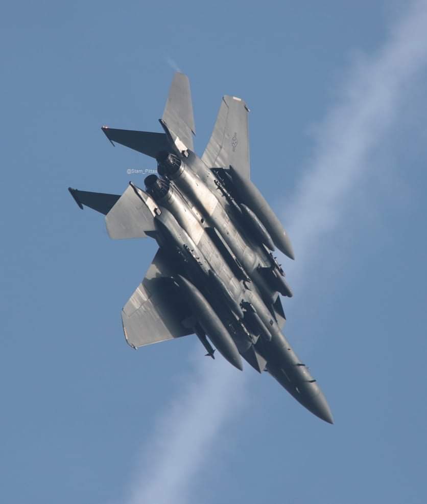 Stam_Pittas's tweet photo. #USAF C130 departed earlier this afternoon 110 CW amid #castleforge excercise. 15 #F15 Strike Eagles from SJ AB were also stationed at Larisa AB, #Greece for over 20 days. @USNATO @HQUSAFEAFAF @USEmbassyAthens #WeAreNATO https://t.co/phPo6K7wJP