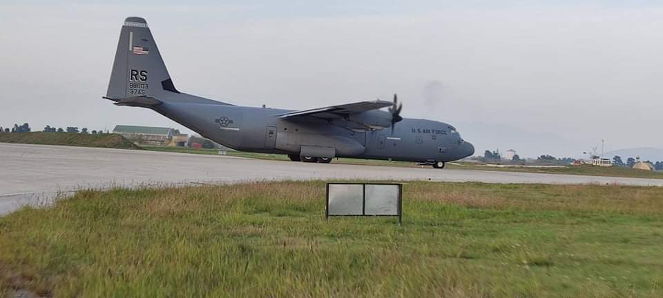 Stam_Pittas's tweet photo. #USAF C130 departed earlier this afternoon 110 CW amid #castleforge excercise. 15 #F15 Strike Eagles from SJ AB were also stationed at Larisa AB, #Greece for over 20 days. @USNATO @HQUSAFEAFAF @USEmbassyAthens #WeAreNATO https://t.co/phPo6K7wJP