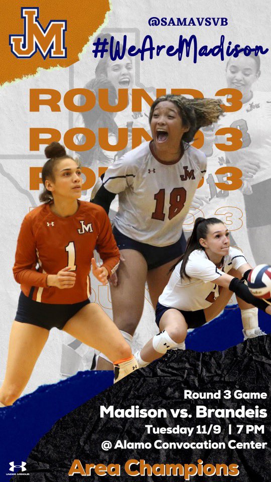 Round 3 vs Brandeis!!! See details below 👇🏽👇🏽👇🏽 Come join us and cheer your Mavs on!