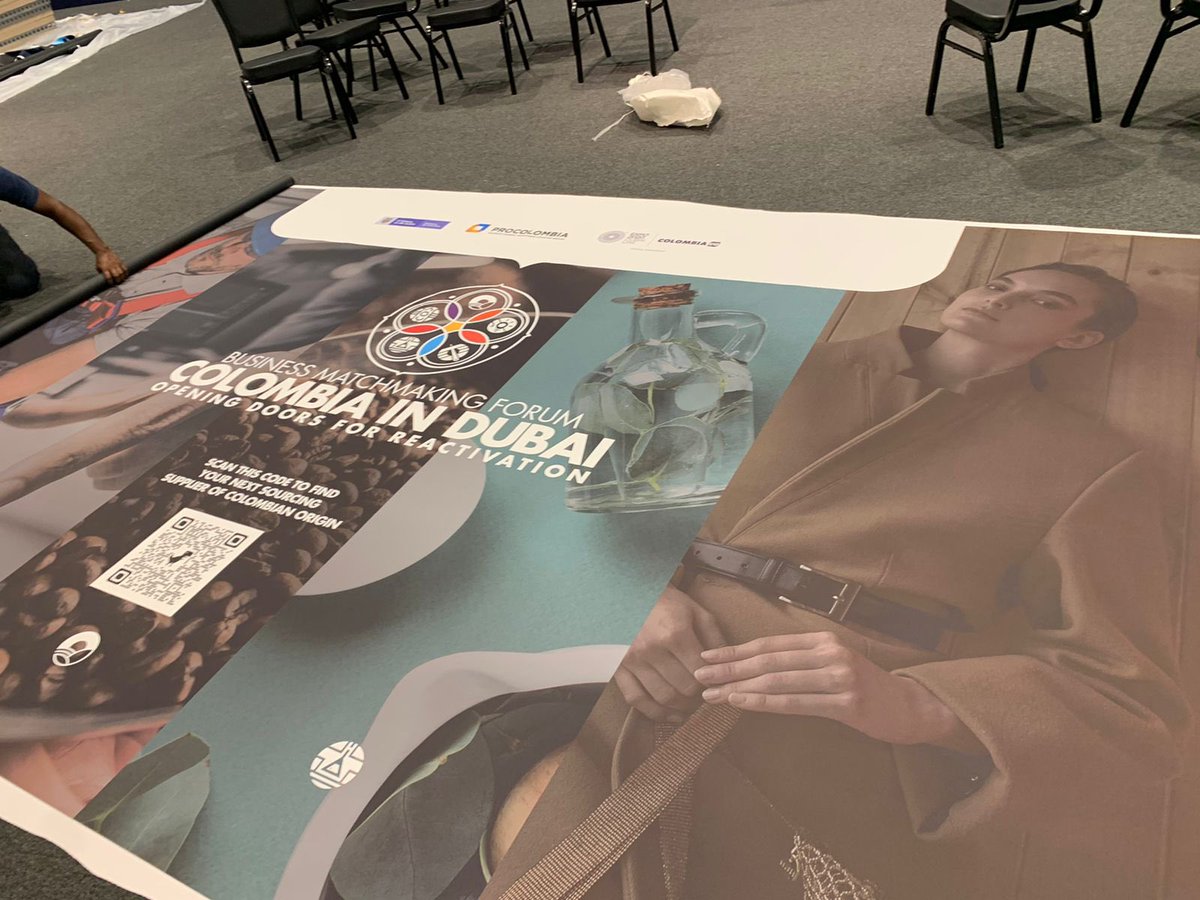 JulianaVillegas's tweet photo. Asi se va armando la #Macrorrueda @PROCOLOMBIACO #ColombiainDubai en el marco de @expo2020dubai . 2 días de citas de negocios con cerca de 50 países y una semana completa para seguir conociendo #oportunidades disponibles para los empresarios de @Colombia al expandir su negocio https://t.co/cpp5MZxE4w