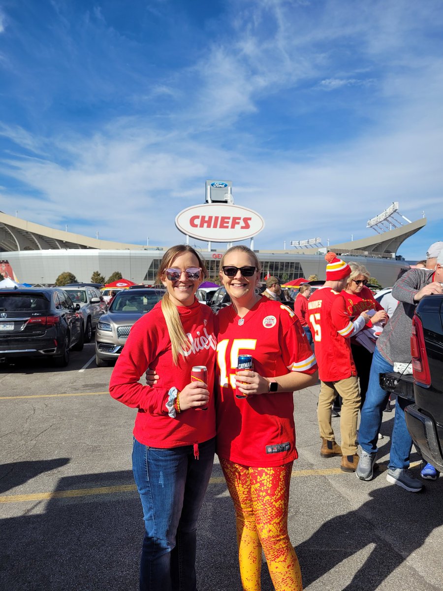 Brought my sister to her first Chiefs game! 🥰 #ChiefsKingdom