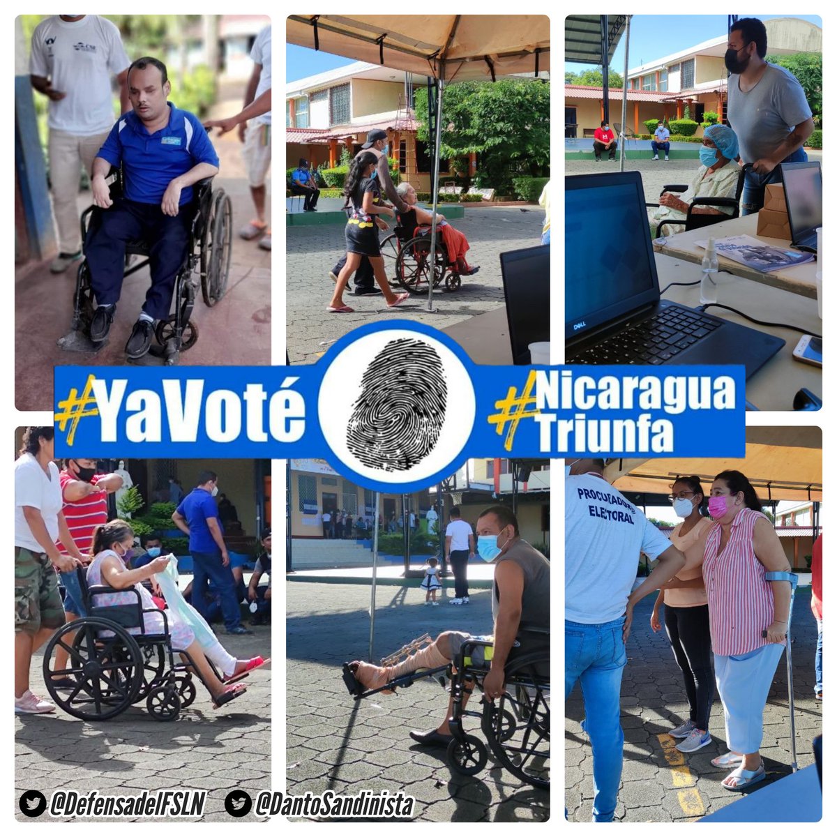 DefensadelFSLN's tweet photo. Pueblo ejerciendo su derecho a ejercer su voto, vamos
#UnidosEnVictorias en estas 
#EleccionesSoberanas2021 🇳🇮🗳️🇳🇮
#FuerzaDePuebloQueVence https://t.co/udC00NUvMd