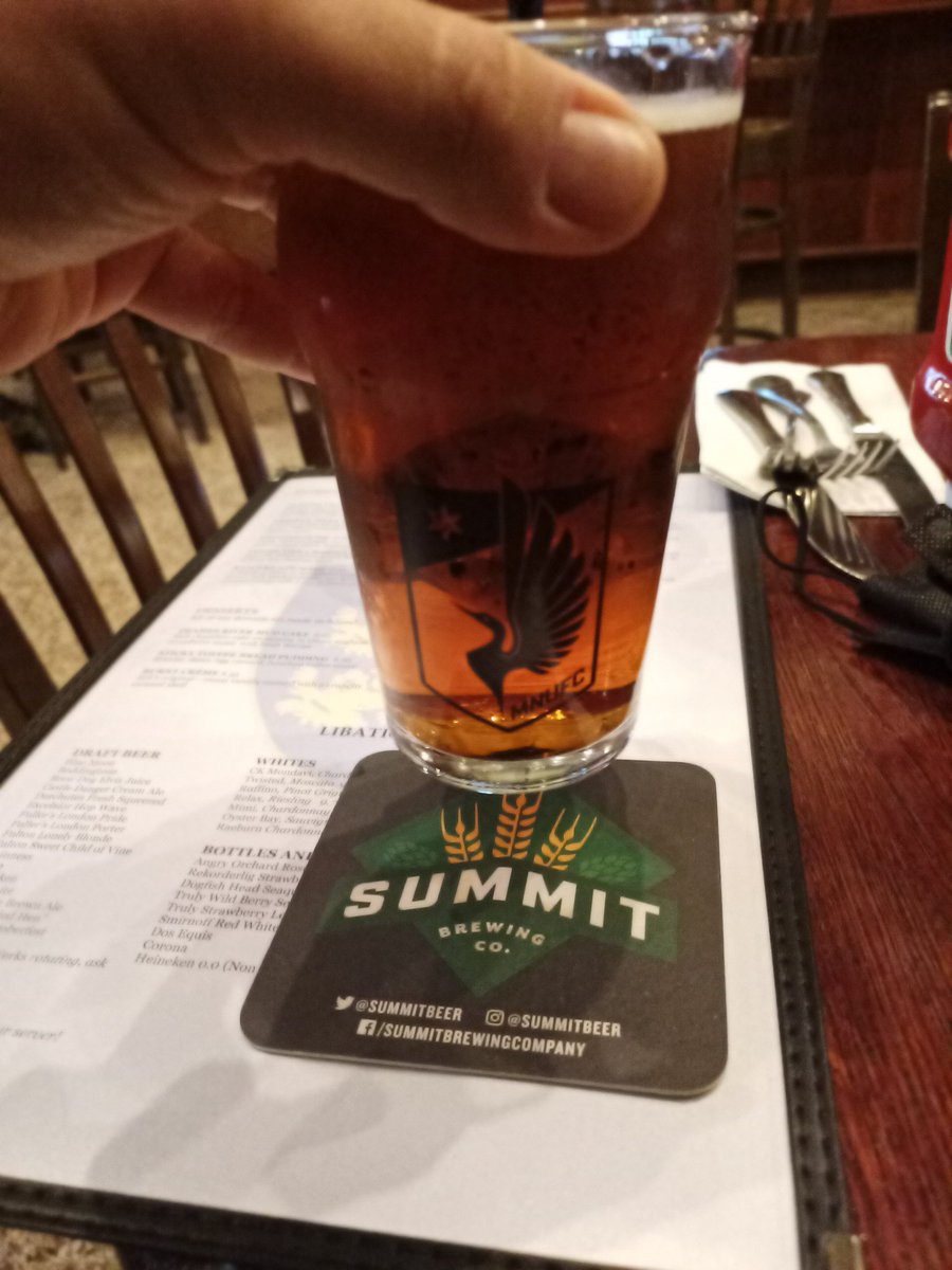 PourBrewer's tweet photo. Getting our pregame minds right @britspubmpls with some @summitbeer for @MNUFC match. #LFG lads!!! #coyl #Loonesota https://t.co/iFYxC9aUO1