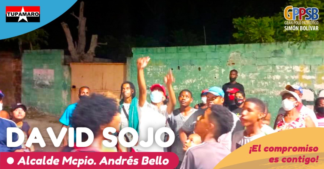 La atención, la interacción con las bases es lo que caracteriza a nuestros candidatos revolucionarios
<a href="/DavidSojoMRT/">David Antonio Sojo Quintana</a> candidato a la alcaldía del mpio. Andrés Bello, Edo Miranda,realizó entrega de materiales deportivos y para embellecimiento de la Plaza de San José
<a href="/HectoRodriguez/">Héctor Rodríguez C.</a>