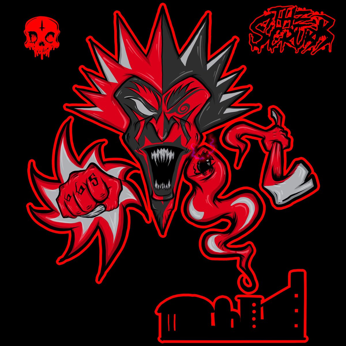 Scrubby1416's tweet photo. It took me a good minute to get it the way I wanted where it was my style but kept the OG look also... so here it is... Fearless Fred Fury🤘🤘 #ScrubbyArt #deadcanvasart #DEAD #ICP #JokersCards #PsychopathicRecords #FFF #FlipTheRat #ScrubbystyleJokersCards https://t.co/OZR3bAzyET