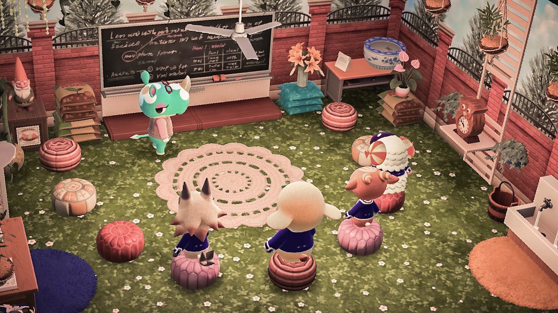AC_BerryBay's tweet photo. welcome to botany academy 🪴 
~~~~~~~~~~~~~~~~~~~~~~~
i worked hard on this one 😭
#animalcrossing #acnh https://t.co/FKZA3JIdMQ