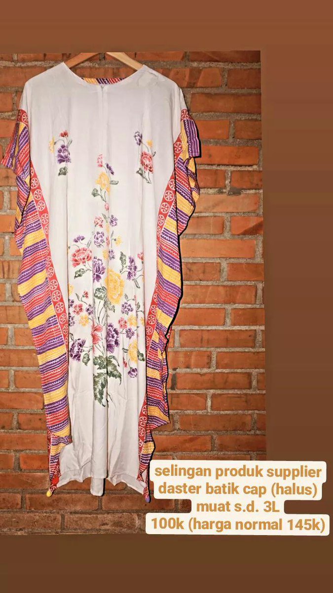 rade_efp's tweet photo. Ada diskon dari supplier: #daster atau #gamis #batikcap sampai #hoodielurik &amp; #bluslurik jadi 90k-110k aja.

Stok terbatas. Diskon lain, cek IG (@)bakul.etnik

Bila berminat, WA https://t.co/KTKBg8bJcN

RT/like akan sangat membantu saya ketemu pembeli potensial. Makasih, gaes 🙏 https://t.co/GeegUcxQFN