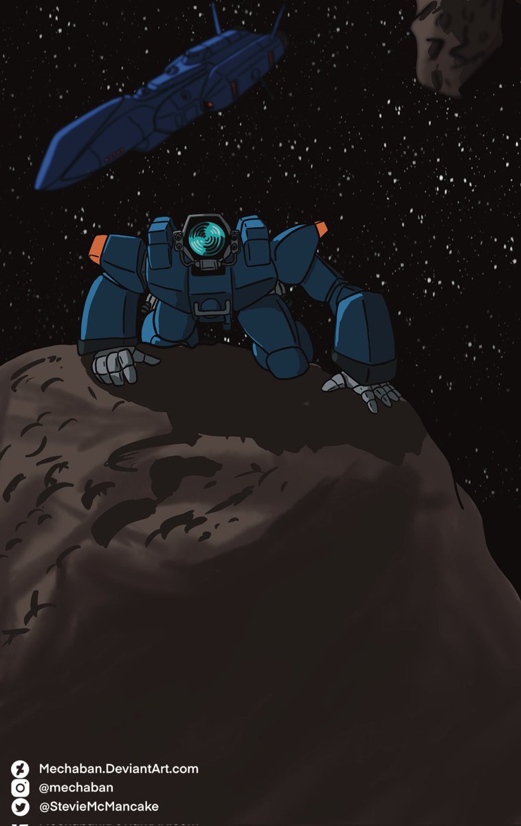 StevieMcMancake's tweet photo. Army of the Southern Cross Recon Patrol. Monocle and Banshee #Robotech #robotechmasters #robotechcomics #robotechfanart #mechaban #mecha #80sanime #recon #spaceship https://t.co/ByH8MuJaDj