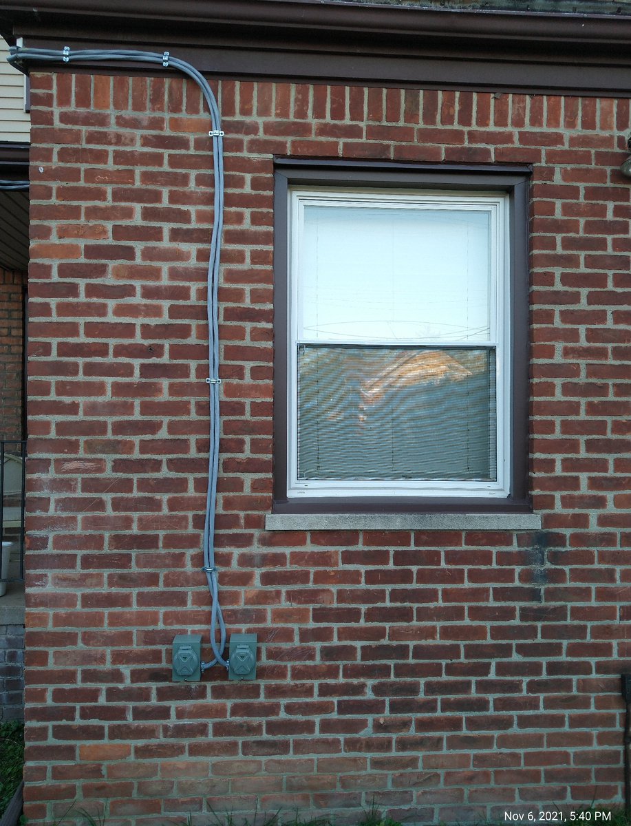 nalramli's tweet photo. Today's #homeimprovement project: #generator inlet boxes installed and wired, but not yet connected to the #electrical panels.  This job was a lot of fun but the hardest part is working with the wires which are quite rigid. https://t.co/75cCw9kgEJ