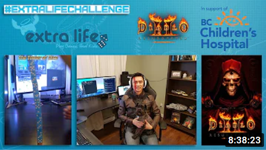 DeniseKaeKae's tweet photo. Congrats to @aaronhui for raising $6,700 this wkd > 9th annual @ExtraLife4Kids fundraiser for @BCCHF. Though ur @Diablo theme this yr scared me, at least we managed to play @KeepTalkingGame in the home stretch hours. Happy to help keep you awake for the marathon challenge bro. 🙌 https://t.co/owVfUYCEfX