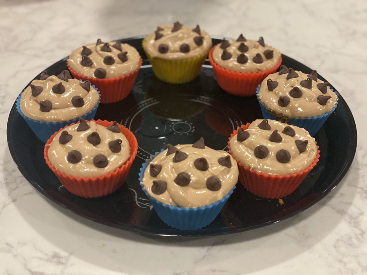 DrTinyTree's tweet photo. My contribution to the #ACR21 #ACRBakeAnythingChallenge: chocolate chip cupcakes with chocolate cream cheese icing https://t.co/VQnMsBtYYn