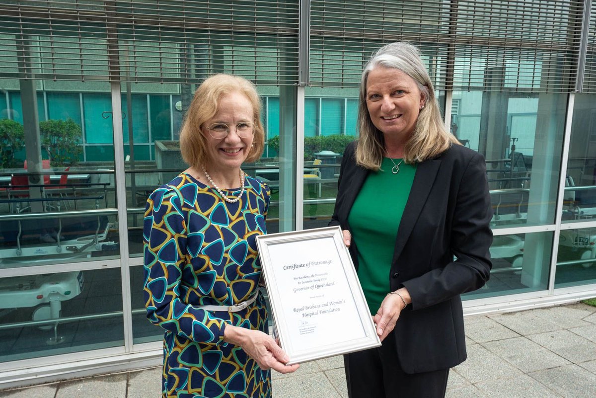 Last week, Her Excellency pledged to visit every public hospital in #Qld as Governor.

Today, the Governor and Prof Nimmo visited the Royal Brisbane &amp; Women’s Hospital to acknowledge and support staff and volunteers, and announce patronage of the #RBWH Foundation <a href="/qldhealthnews/">Queensland Health</a>
