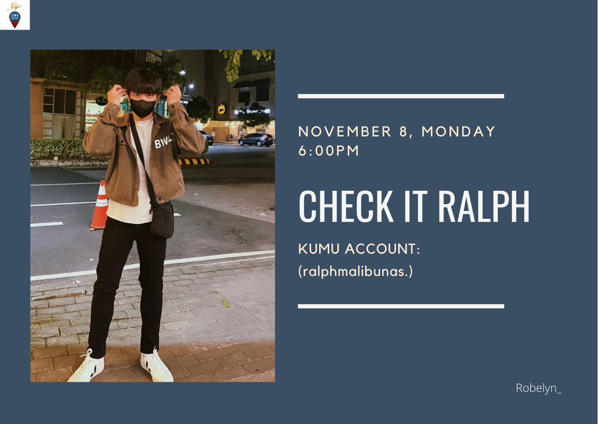 Ellaganaps_'s tweet photo. Ganap today for Ralph Malibunas: 
November 8, Monday 

📌6:00pm - Check it Ralph 
Kumu account : 🖇https://t.co/J9HekIvnuc.

Don’t Forget to Watch!! See you Later paps 💙 @ralphhmalibunas 

#RalphMalibunas https://t.co/ogMjuibuXp