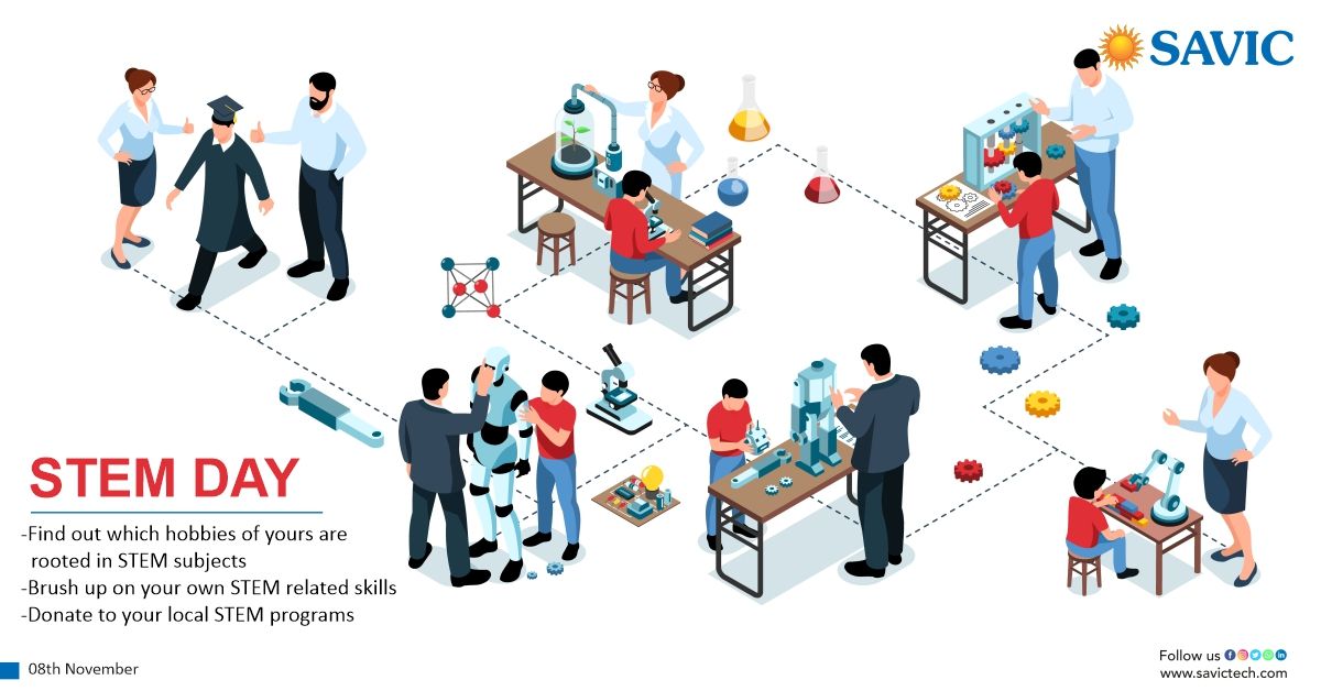 savictechnology's tweet photo. Brush up your own STEM skills. 
#stemday #stemskill #2021 https://t.co/Ug3aOQbelq