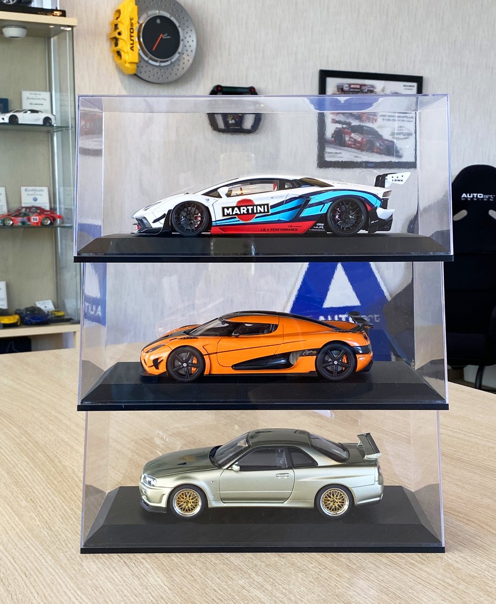 【まつ】AUTOART オートアート ディスプレイケース 4台用 まつ様専用】AUTOART オートアート ディスプレイケース 4台用