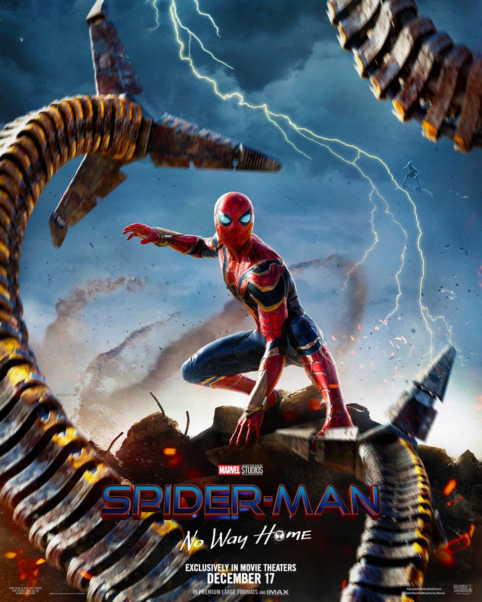 RT @DiscussingFilm: A new poster for 'SPIDER-MAN: NO WAY HOME' has been released. https://t.co/8eNIOsJJPl