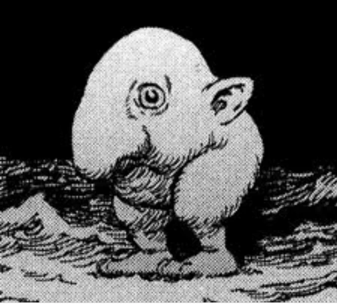 today's little dude of the day is schnoz from berserk!! 