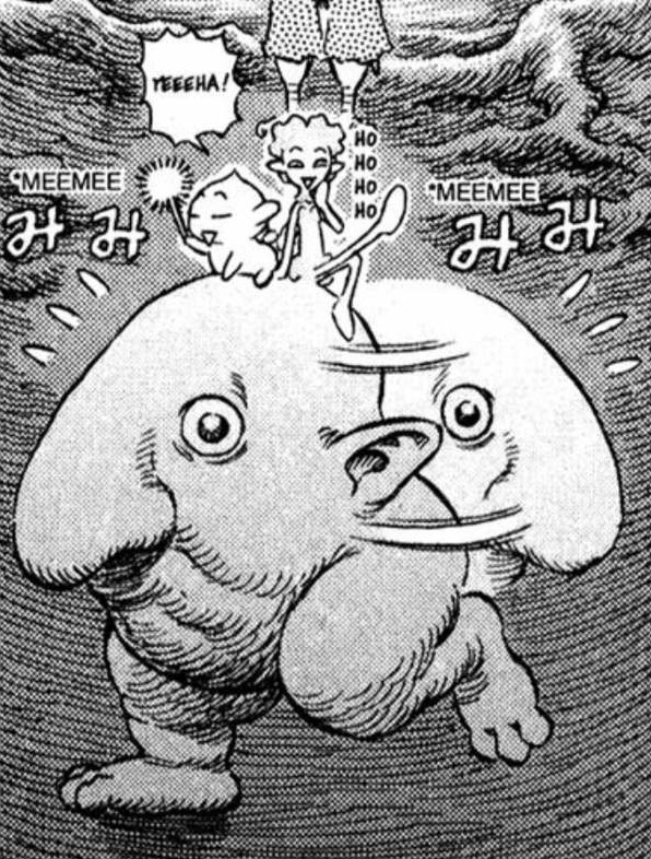 today's little dude of the day is schnoz from berserk!! 