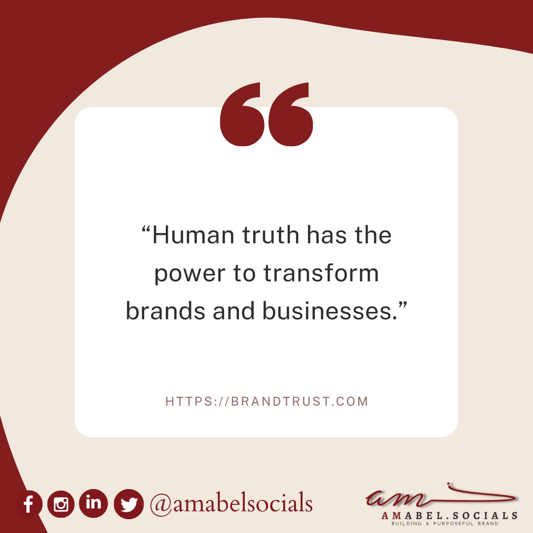 amabelsocials's tweet photo. Through open communication and genuine concern for their customers, businesses develop brand trust with their honesty and consistency. 💖 Because so many other institutions are failing in these areas, businesses, large and small, can pick up the pieces and close the trust gap. https://t.co/mkCQ2quTFf