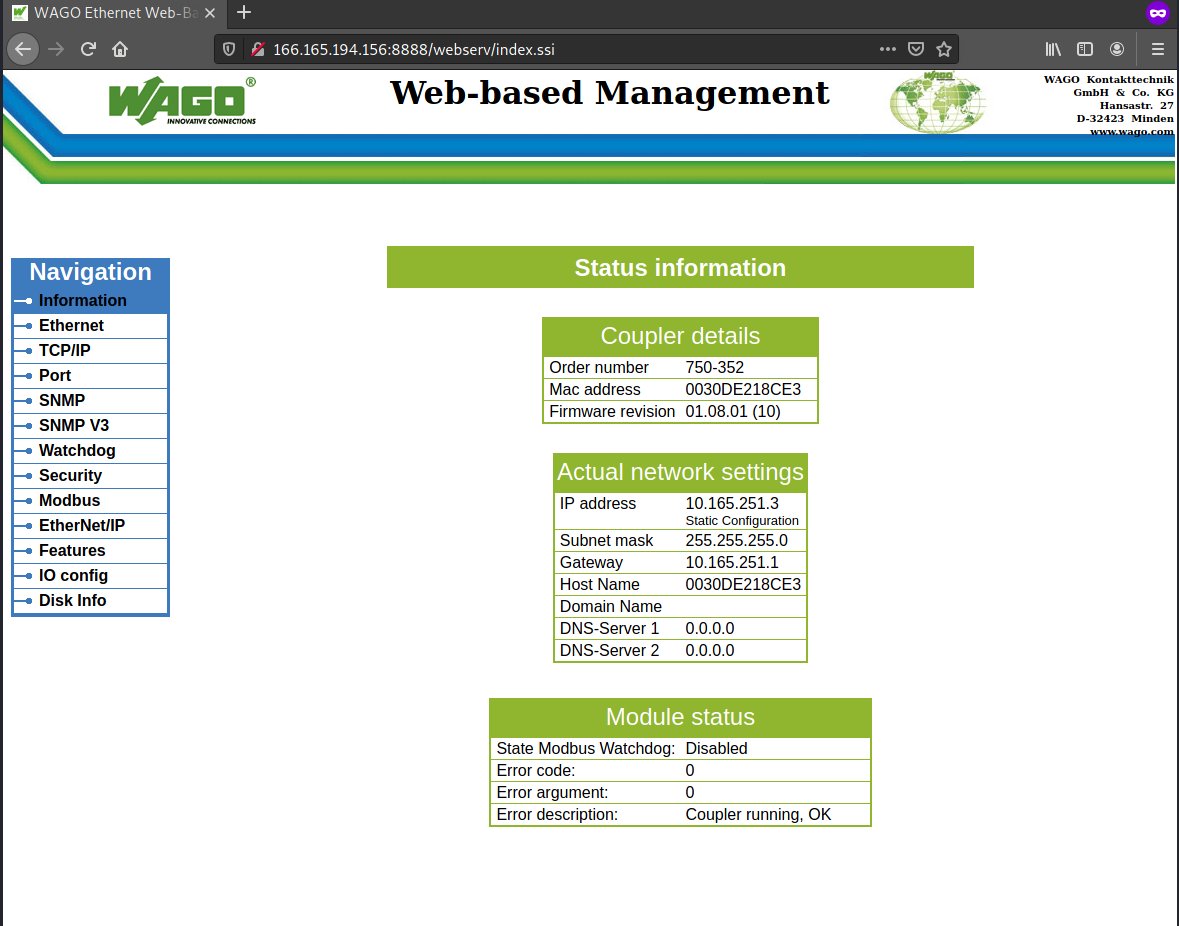 macroform_node's tweet image. 166.165.194.156:8888
100.33.109.250:8180
38.108.107.243
166.246.41.32:8888
Some #Wago industrial control systems open to the internet, running #defaultcredentials
#cybersecurity #infosec #informationsecurity #infosecresearch #shodan #skroobsec
