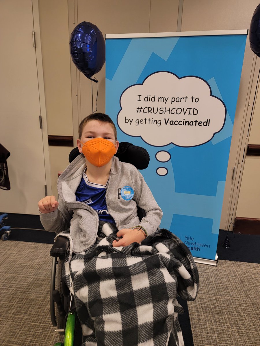 SamvsVWM's tweet photo. It's Sam's turn finally. He had his first Covid vaccine this morning (so far no reactions). This is such a huge relief for our whole family.
#crushcovid #vaccinated #covidvacccine #vwm #vanishingwhitematterdisease #highrisk #Leukodsytrophy https://t.co/QFd0nvXIfF