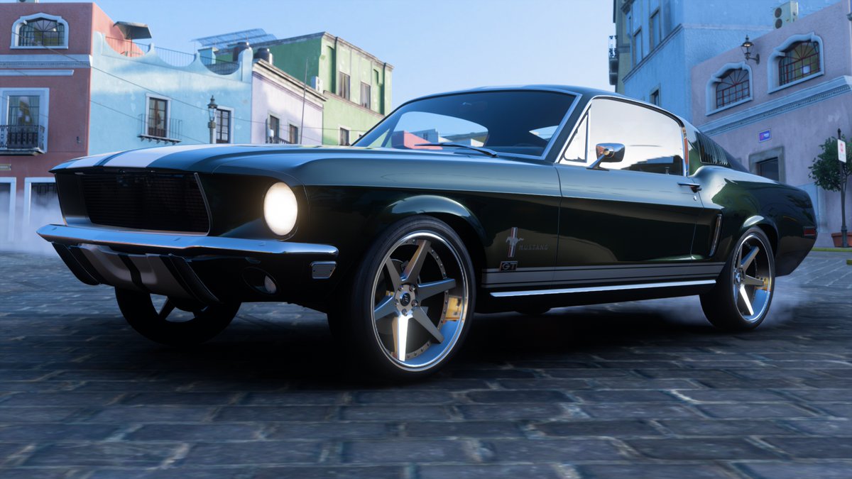 ThatNobleDuck's tweet photo. An as accurate as it gets Tokyo Drift livery for the '68 Mustang Fastback now up on my @ForzaHorizon  creative hub NobleDuckUK

Livery share code - 152 052 646

#Forza #ForzaHorizon5 #Forzashare https://t.co/OEJKL6QCAA