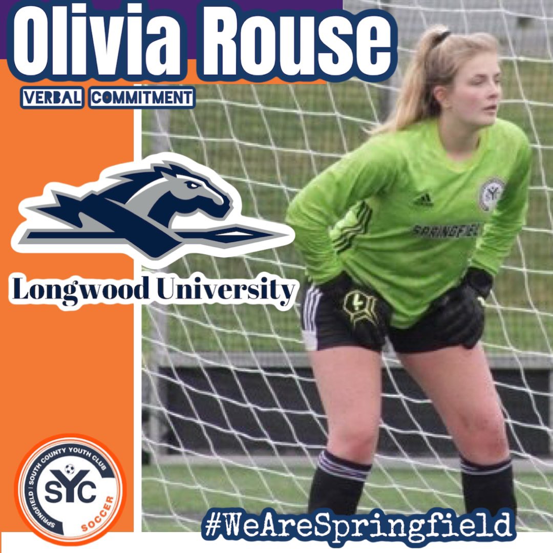 🚨 —CONGRATS to Olivia Rouse on her verbal commitment to play at Longwood University D1 Soccer Program to continue her athletic &amp; academic career. We are extremely proud of you Olivia! 

High School:
West Springfield HS

Position:
-GK

🔜 <a href="/longwoodlancers/">Longwood Lancers</a> 

#WeAreSpringfield 🟠🔵