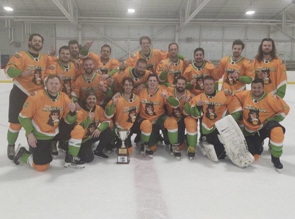 TeamMonkeyBar's tweet photo. TMB wins their second Slap Shot Cup Tournament championship! #allwedoiswin #doitforscotts #webeattheangryguys https://t.co/FLgvc5nh1u