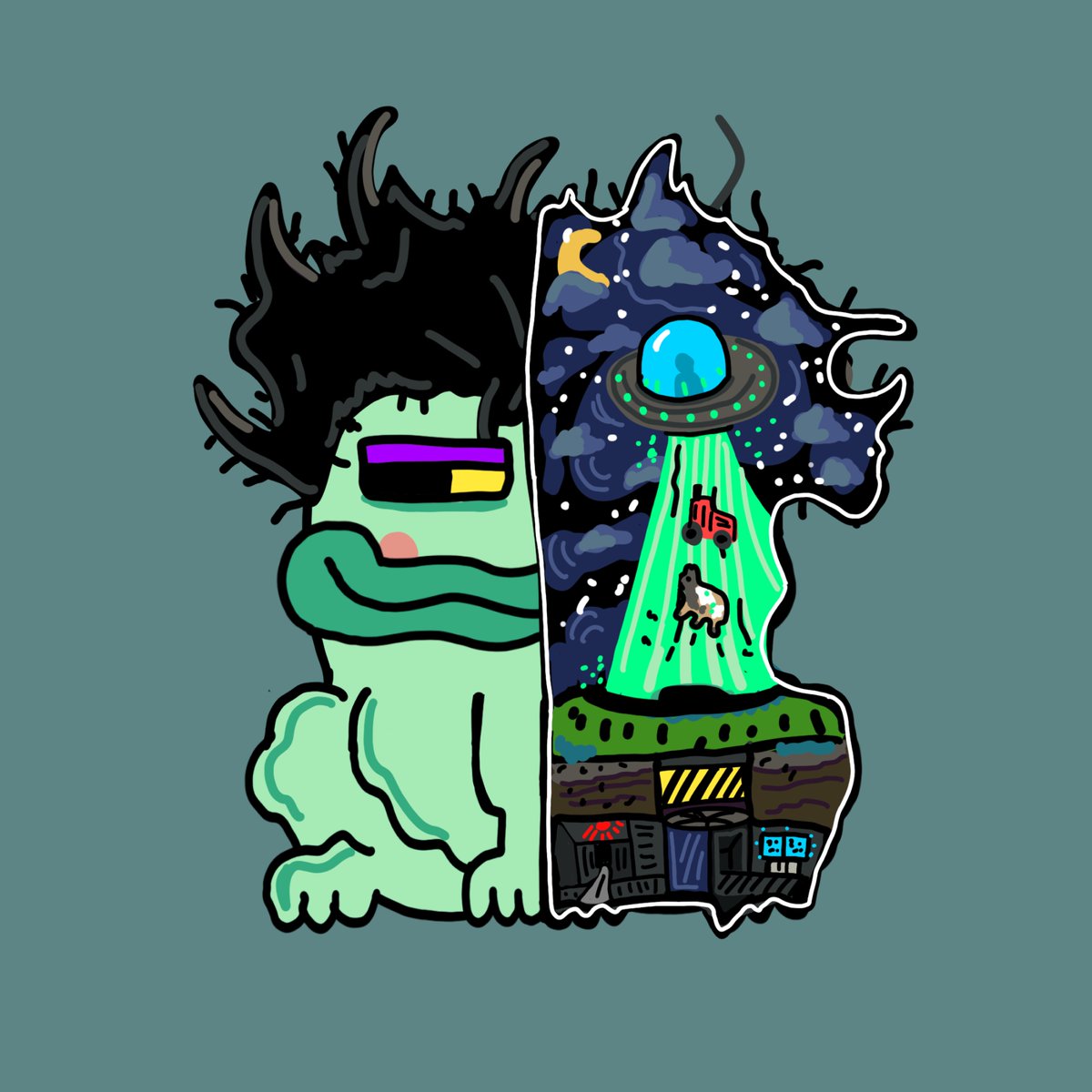 DissectedToadz's tweet photo. Digging the alien vibes https://t.co/9oaKualIrB