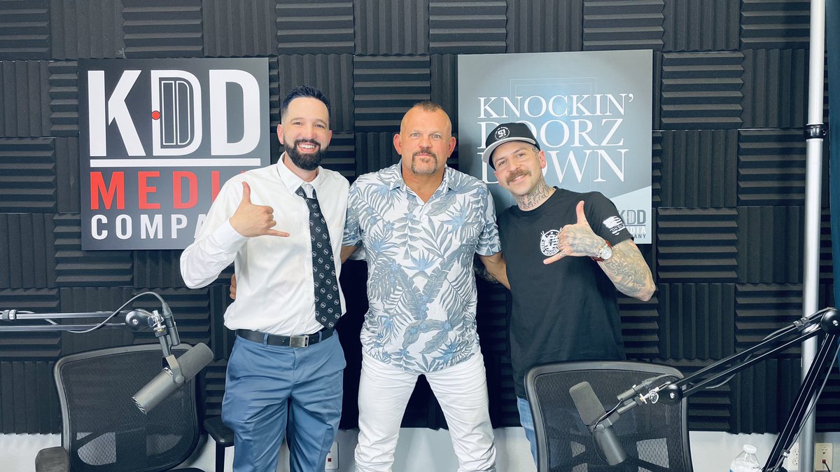 KDDMediaCompany's tweet photo. UFC Hall of Famer Chuck @ChuckLiddell l stopped by for a chat prior to @51FIFTYLTM’s Fight Night 7. Thank you to 51FIFTY we couldn’t do any of this without you! Go to https://t.co/UsTqE7knci use code KDD20 for 20% off at checkout #chuckliddell #51fifty #ufc #mma #mmafighter #kdd https://t.co/lbCQARl522
