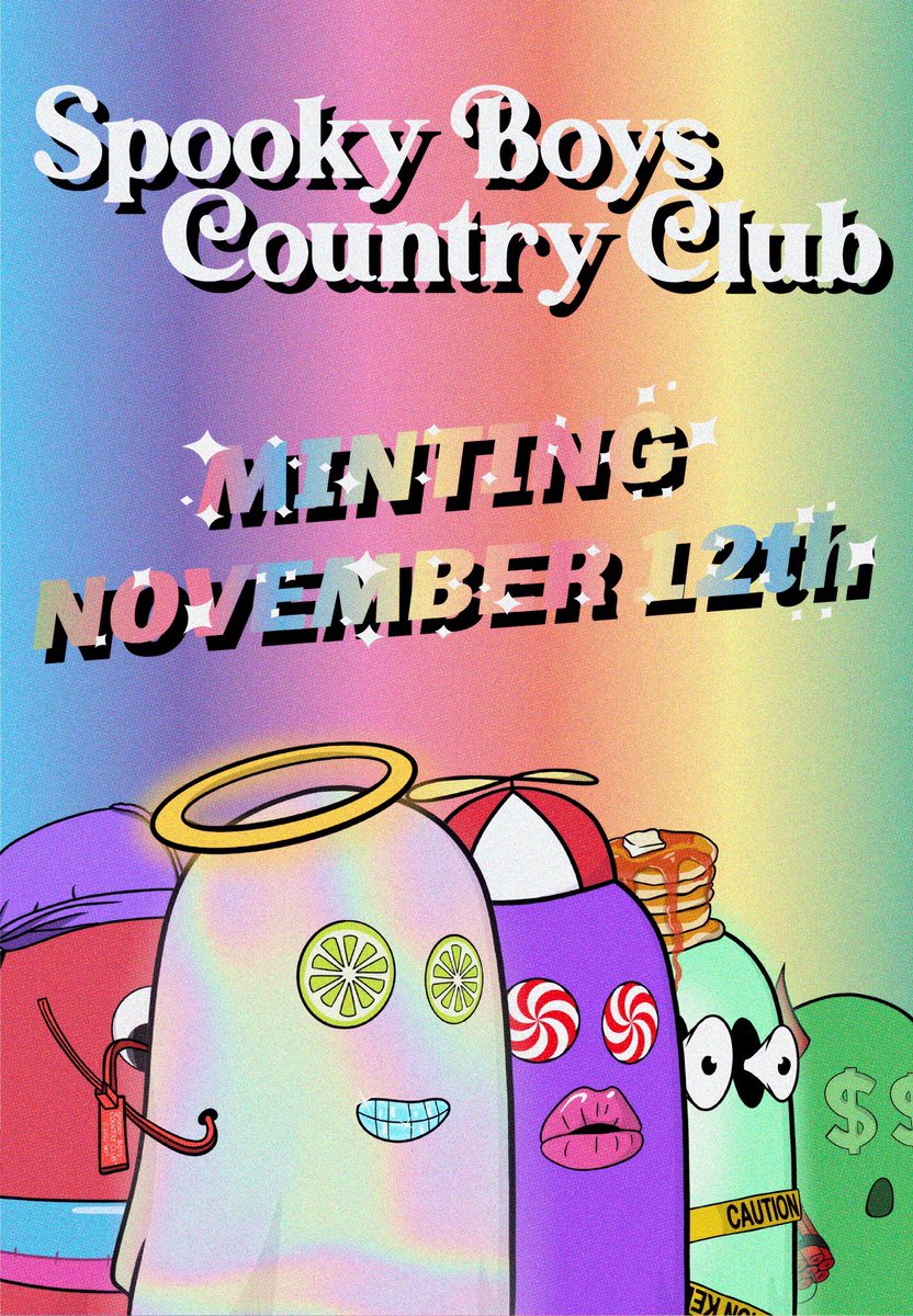 The Country Club is doing a Free NFT and 15x Guaranteed Whitelist Spots Giveaway in Celebration of 40,000+ Members 👻

To Enter:
1. Like this post and retweet
2. Follow <a href="/SpookyBoysCC/">Spooky Boys Country Club</a> and <a href="/holyghostnft/">Holy Ghost</a> 
3. Tag 3 People and join the discord:
discord.gg/countryclub

Winner in 24HRS