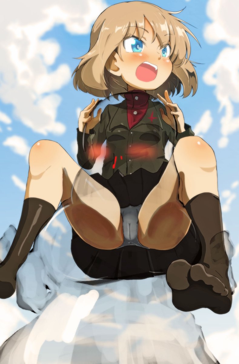 カチューシャ(ガルパン) 「カチューシャ隊長とステルス迷彩なノンナ 」|ジングーのイラスト