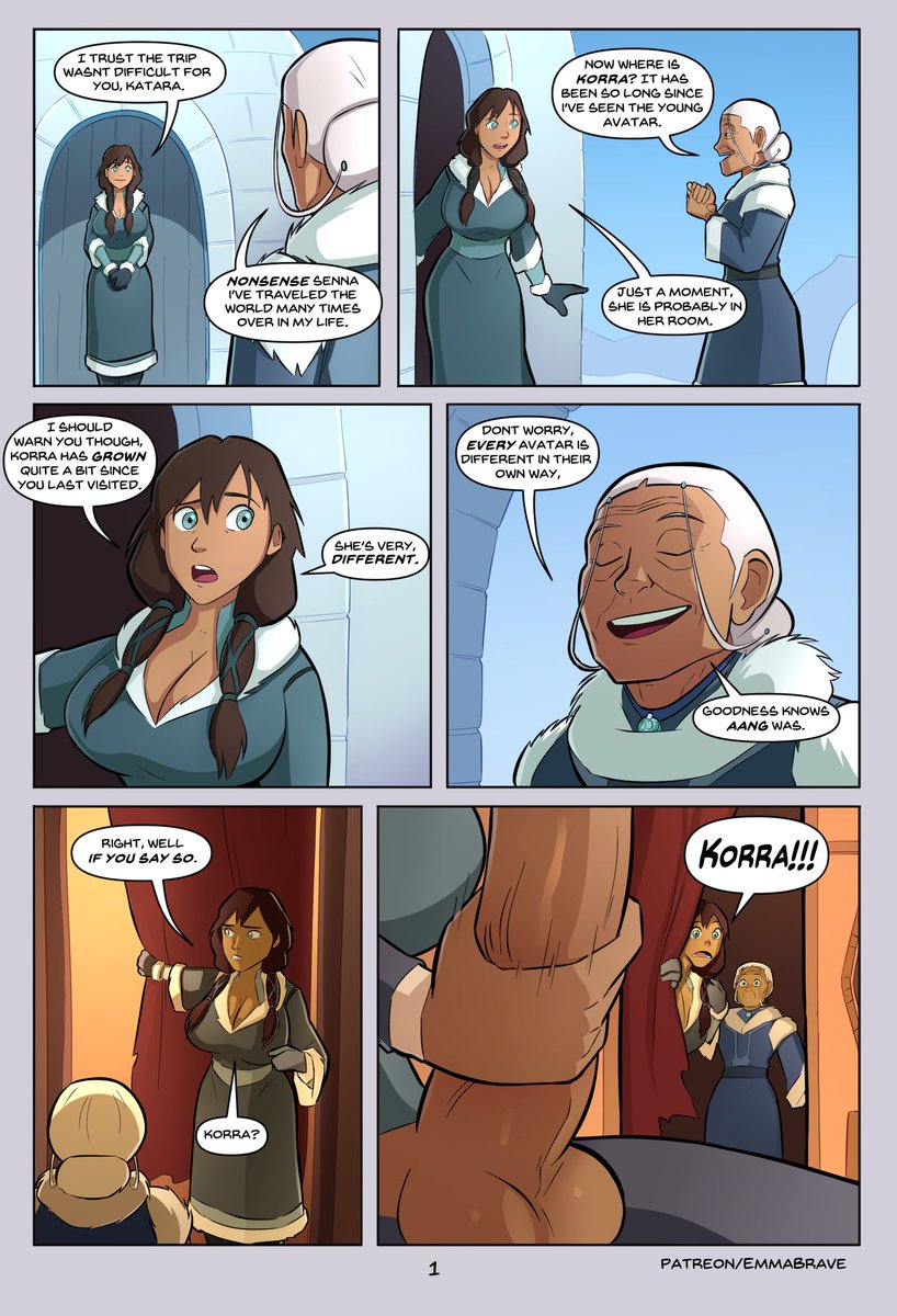 New Legend of Korra futa comic! I’m gonna try keeping it all in the same thread, posting weekly. My supporters can read it a month ahead at patreon.com/EmmaBrave

1/