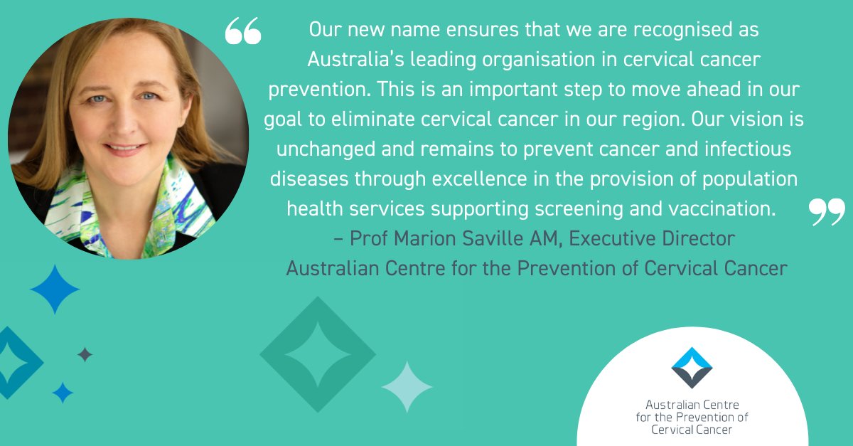 We are very excited to announce that we have changed our name from VCS Foundation to the Australian Centre for the Prevention of Cervical Cancer (ACPCC). Read more in the media release here: bit.ly/3kdRZY2