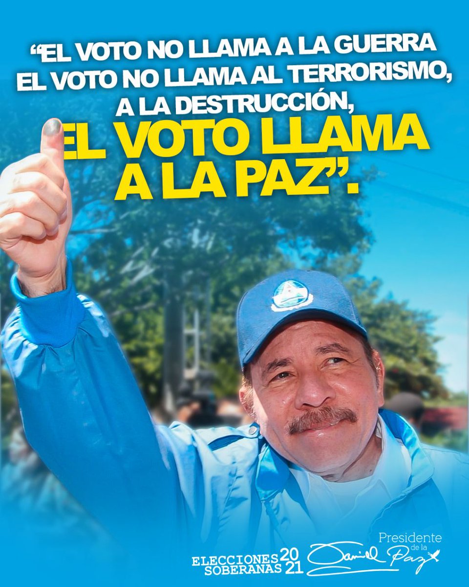 LaLuzcita's tweet photo. Un cátedra de civismo, paz, y el desborde del pueblo a ejercer su derecho al voto. Eso es lo que ha ocurrido en #Nicaragua el día de hoy. #EleccionesSoberanas2021 #NicaraguaTriunfa https://t.co/Y83aTdWQnq