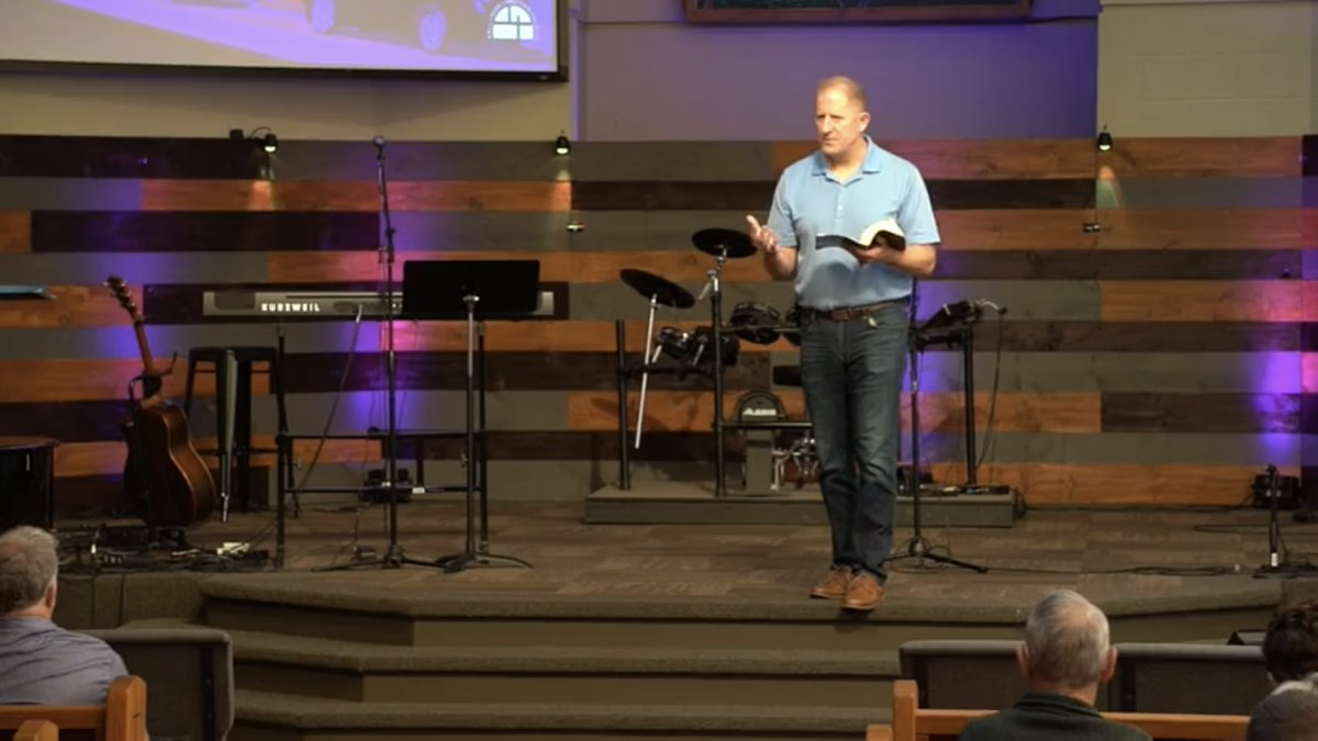 fallcreekcc's tweet photo. Tom Wiles’ message from this morning, Listening and Doing, is now available to watch via our website! May we be doers of the word this week. 📖 https://t.co/9LiZwHi286