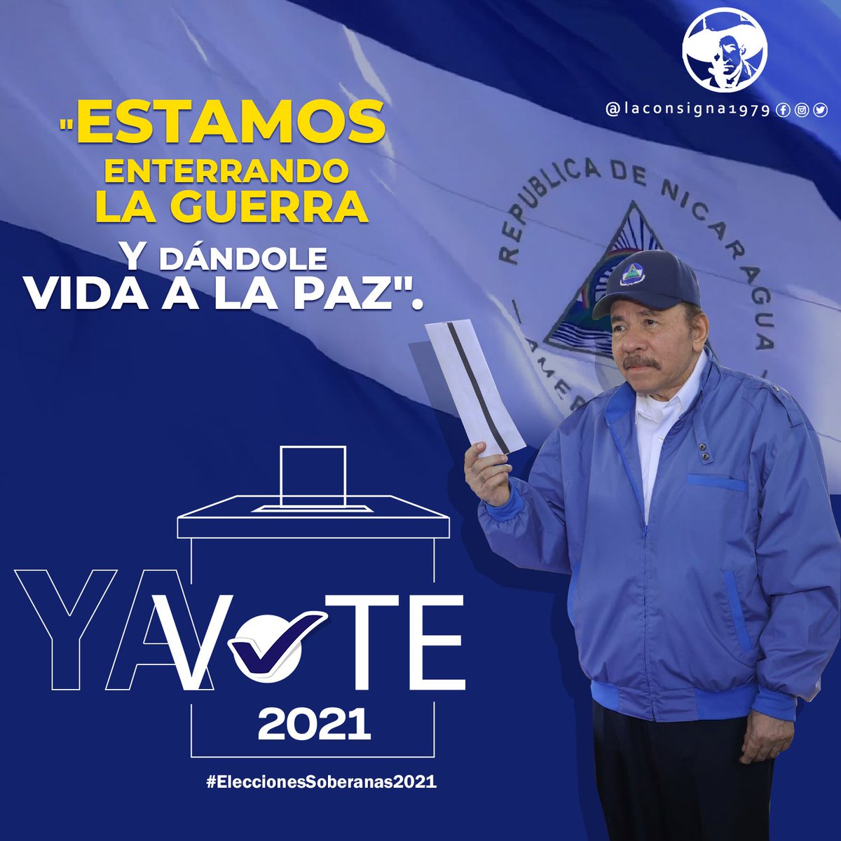 LaConsigna1979's tweet photo. #EleccionesSoberanas2021 | "Estamos enterrando la guerra y dándole vida a la paz"

#FuerzaDePuebloQueVence
#YaVote
#UnidosEnVictorias https://t.co/UXDstkwfhJ