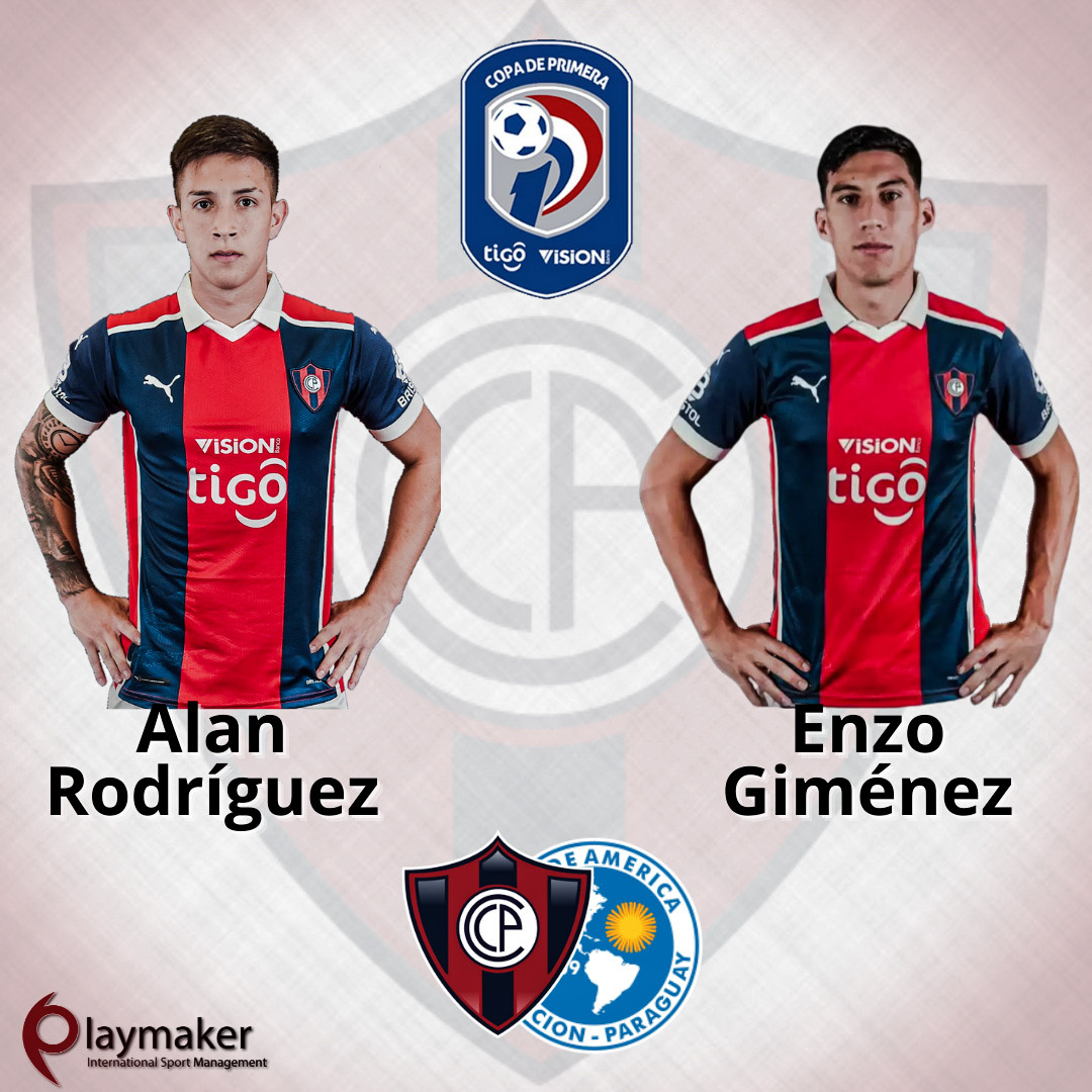 playmaker_py's tweet photo. Nuestros representados @Alan_Coyote21 y @Enzogimenez98 están como alternativa en @CCP1912oficial frente a @SoldeAmericapy en el juego por la decimoquinta fecha del Torneo Clausura @CopaDePrimera https://t.co/FRN5B3AGCz