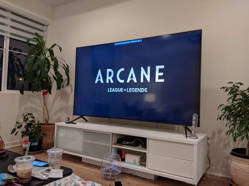 KpopMiko's tweet photo. Our #ArcaneWatchParty yesterday ✨❤️
📷: @feyuca https://t.co/m0l0C62SUu
