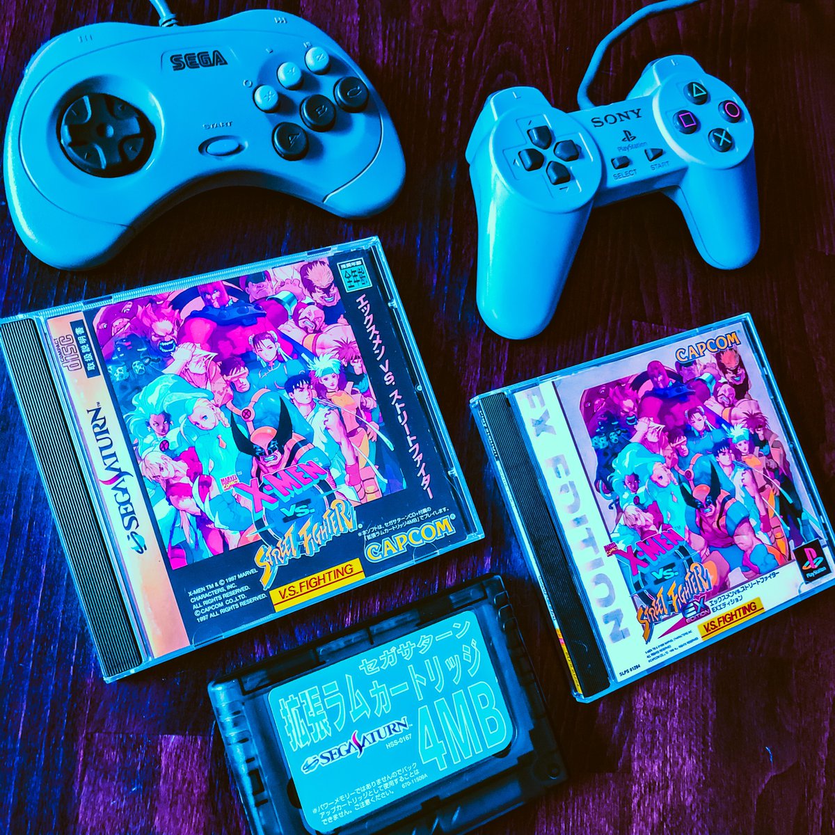 arcadecyborg's tweet photo. Which version of #XMenvsStreetFighter did you enjoy the most in your childhood or now?
#γγΌγ΄γ«γΉγΌγγΌγγΌγγΌγΊ
#marvelvscapcom
#XvSF #FGC #Marvel #StreetFighter #SegaSaturn #PlayStation #arcade #fightinggames #XMvsSF #vaporwave https://t.co/iDPbCo8DhI