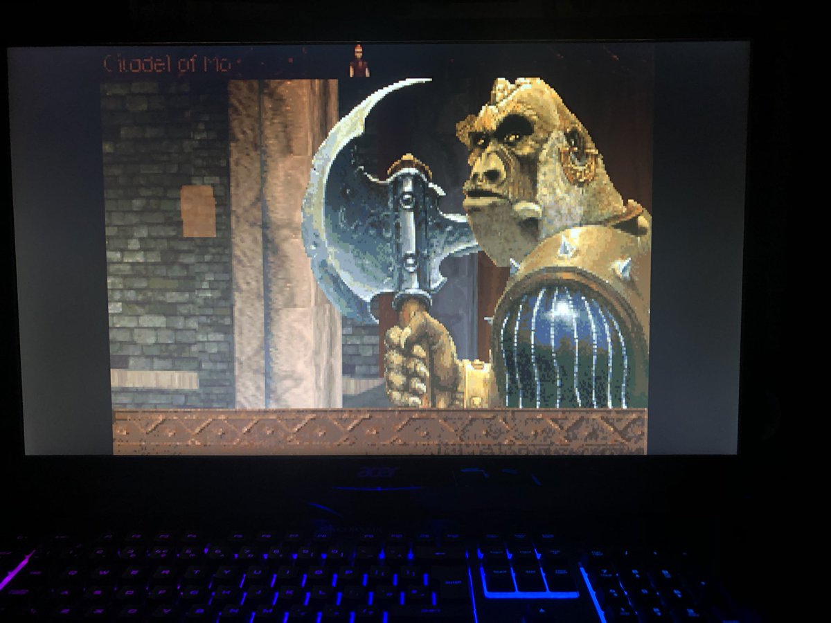 Having a mess on DosBox this evening. Lost Eden, what a bloody great game! An unusual FMV point ‘n click game. Still absolutely love the soundtrack 25 years on.