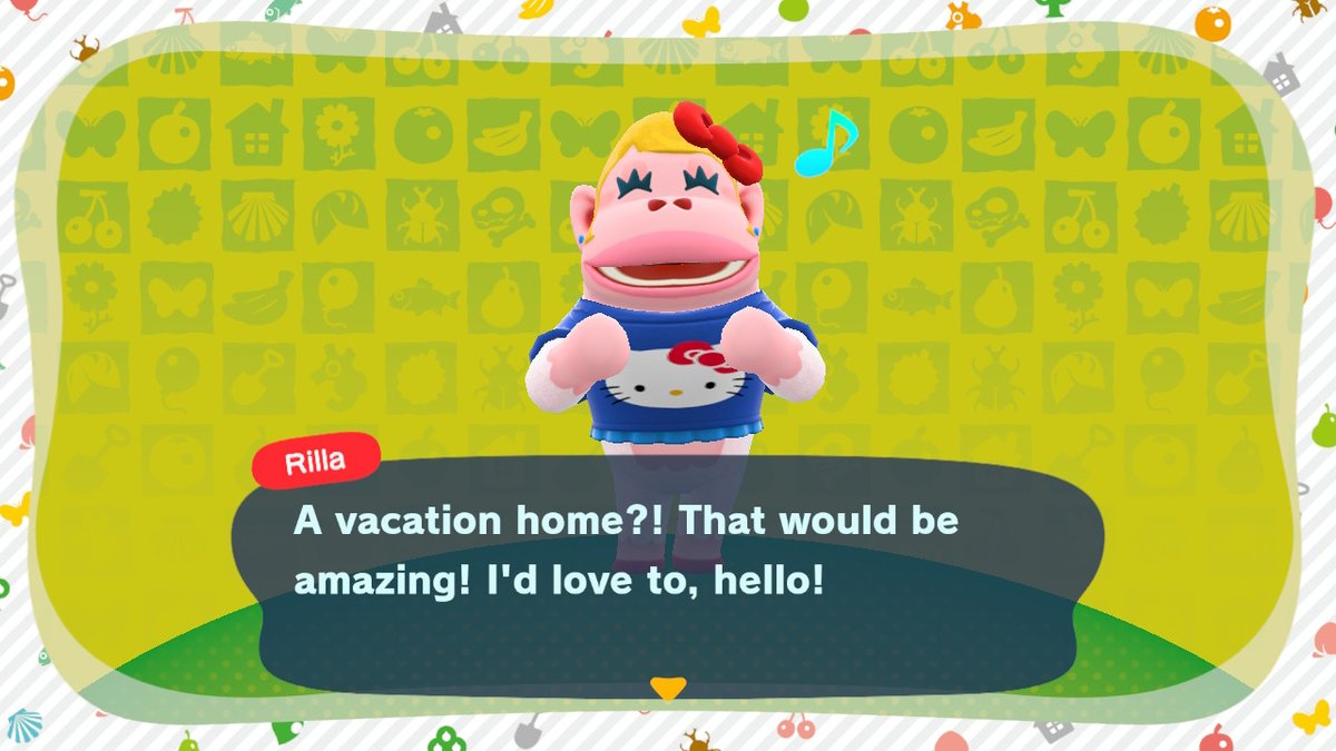 MaysighCrossing's tweet photo. Deigned Rilla's home! #ACRilla #HHP #HappyHomeParadise #AnimalCrossing #ACNH #NintendoSwitch https://t.co/qx9G15m2EC