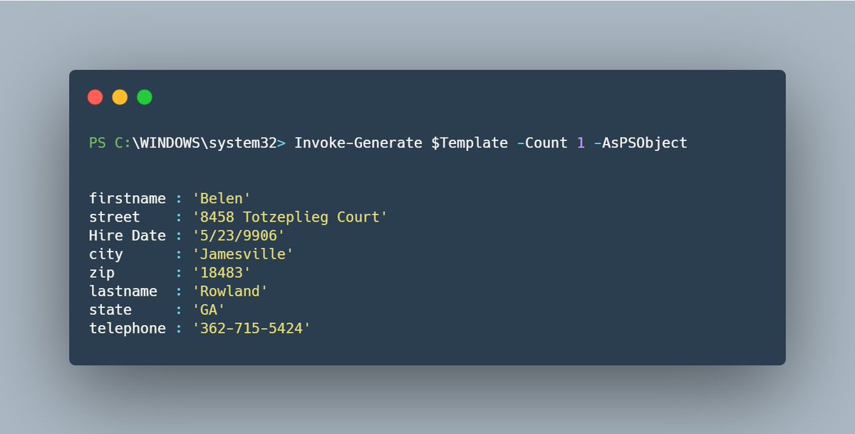 ArkusNow's tweet photo. A single random user looks like this 🤓

#100DaysOfCode #100DaysOfPowerShell #BlackTechTwitter #TechTwitter #ArkShell2 https://t.co/y0Ob4p5bHo