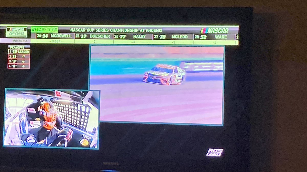 ppaveline_comm's tweet photo. Less than 50 lap to go!  #NASCAR https://t.co/0ebReLeTLF