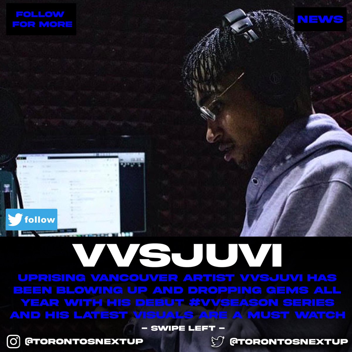 #VVSJuvi Uprising Vancouver Rapper VVSJuvi Shows His Potential With Consistently  Dropping Hits With Brand New Visuals Apart Of His #VVSeason Series 🔥🔥‼️ His Most Recent Visual ➡️➡️ youtu.be/UfzEaBgidLY 

#TorontosNextUp #Rap #Vancouver #TrendingArtist #TrendingNow